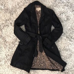 Banana Republic Black Trenchcoat